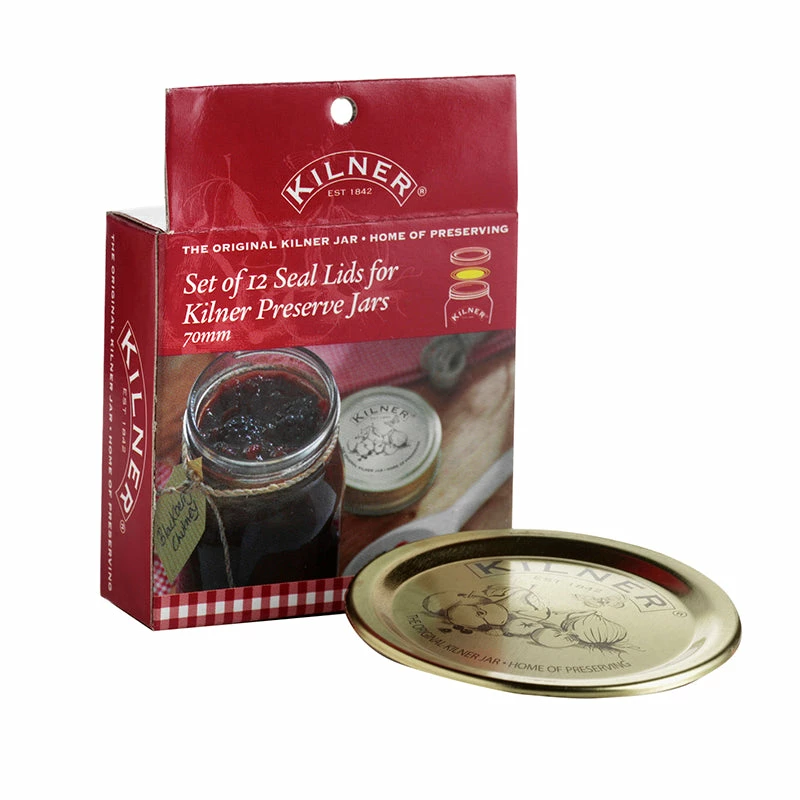 KILNER Genuine Preserve Lid Seals 12pk 1 KILNER Genuine Preserve Lid Seals 12pk