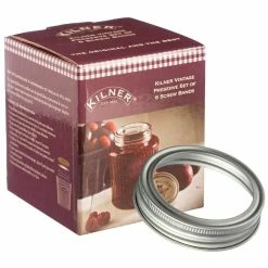 KILNER Vintage Screw Bands Pack Of 6