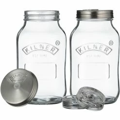 KILNER 1 Litre Fermentation Jar - Set Of 2