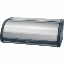 Brabantia Bread Bin Roll Top Large - Matte Steel