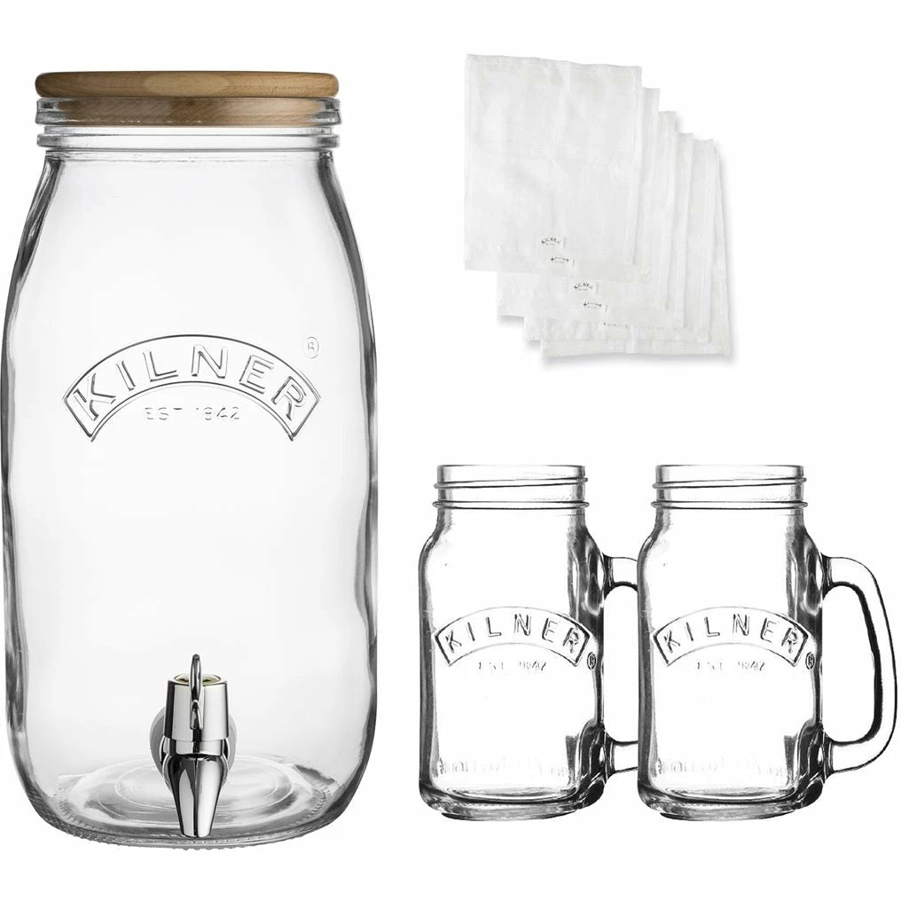 KILNER Kombucha Set 3 Litre 1 KILNER Kombucha Set 3 Litre