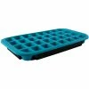 Avanti 32 Cup Flexible Ice Cube Tray with Base Tray - Blue