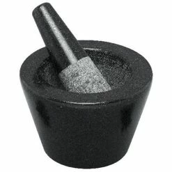Avanti Conical Mortar And Pestle 13cm - Black