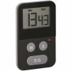 Avanti Digital Slim Timer with Light Black