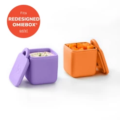Omie OmieDip Silicone Dip Containers Set 2 Purple Orange