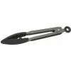 Avanti Silicone Stainless Steel Tongs 23cm - Black