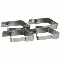 Avanti Stainless Steel Table Cloth Clips - Set Of 4