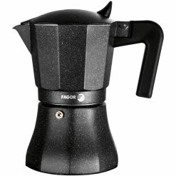 Fagor Tiramisu 6 Cup Aluminium Espresso Maker Charcoal