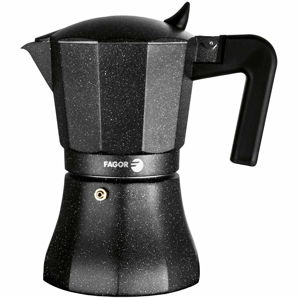 Fagor Tiramisu 6 Cup Aluminium Espresso Maker Charcoal 1 Fagor Tiramisu 6 Cup Aluminium Espresso Maker Charcoal