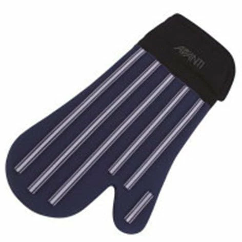 Avanti Silicone Oven Glove Butcher Strip 1 Avanti Silicone Oven Glove Butcher Strip