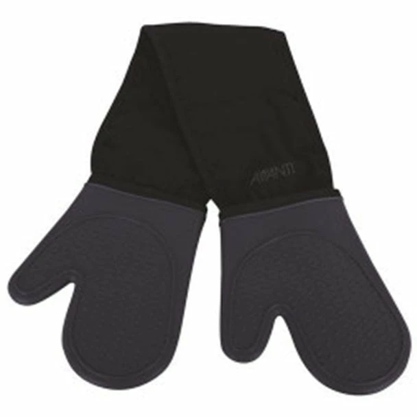 Avanti Silicone Double Oven Glove Charcoal 1 Avanti Silicone Double Oven Glove Charcoal