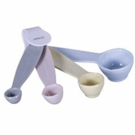 Avanti Ribbed Measuring Spoons Pastel 1 Avanti Ribbed Measuring Spoons Pastel