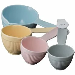 Avanti Ribbed Measuring Cups - Pastel