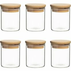 Ecology Pantry Round Spice Jar - 6 Piece Set