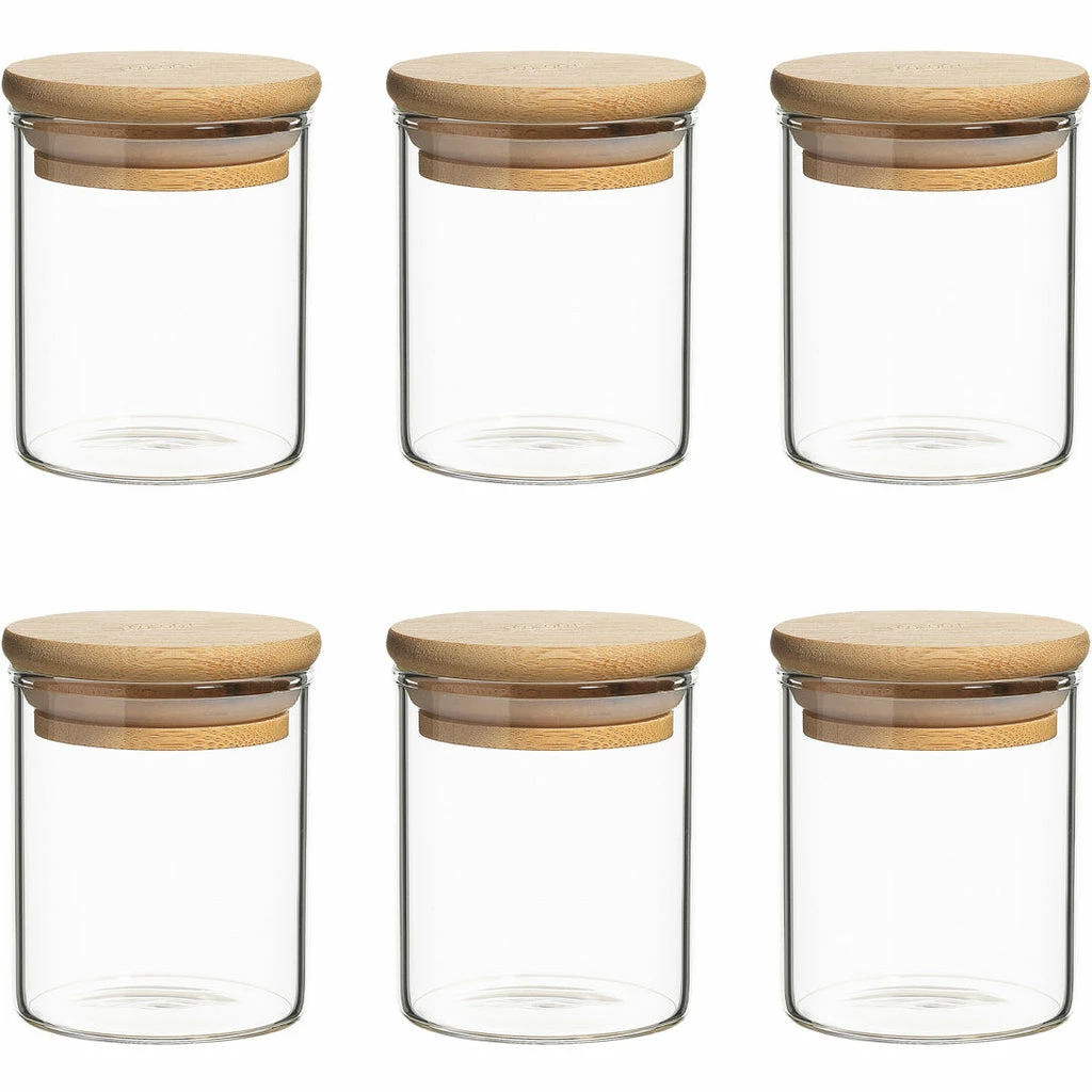 Ecology Pantry Round Spice Jar - 6 Piece Set 1 Ecology Pantry Round Spice Jar - 6 Piece Set