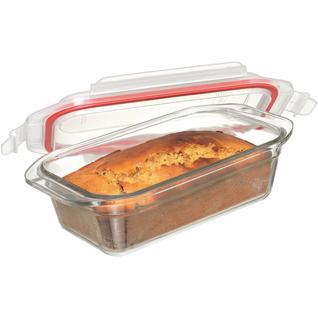 Glasslock Rectanglar Oven Safe Glass Loaf Baker 28cm x 15cm - 1750ml 1 Glasslock Rectanglar Oven Safe Glass Loaf Baker 28cm x 15cm - 1750ml