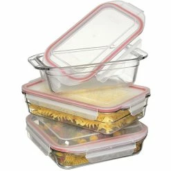 Glasslock Oven Safe Bakeware Set - 3 Piece Set