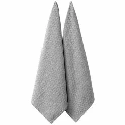 Ladelle Eco Recycled Kitchen Towel Light Grey - 2 Piece Set