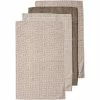 Ladelle Benson Taupe Microfibre 4pk Kitchen Towel