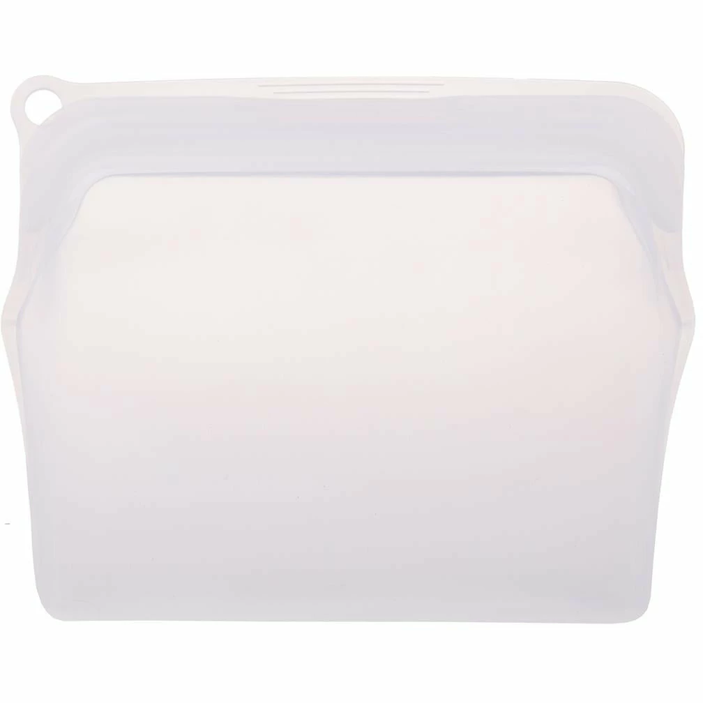 Appetito Silicone Medium Food Storage Bag 470ml - White 1 Appetito Silicone Medium Food Storage Bag 470ml - White