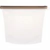 Appetito Silicone Reusable Food Storage Bag 1 Litre 23cm x 17cm - White
