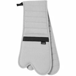 Ladelle Prof. Series III Plain Grey Double Oven Mitt