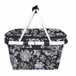 Sachi Insulated Carry Basket Lid - Camellia Black