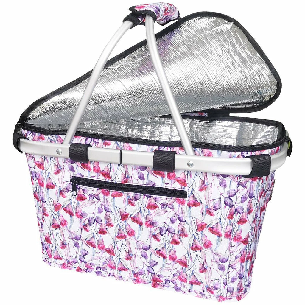 Sachi Insulated Carry Basket With Lid - Gumnuts 1 Sachi Insulated Carry Basket With Lid - Gumnuts