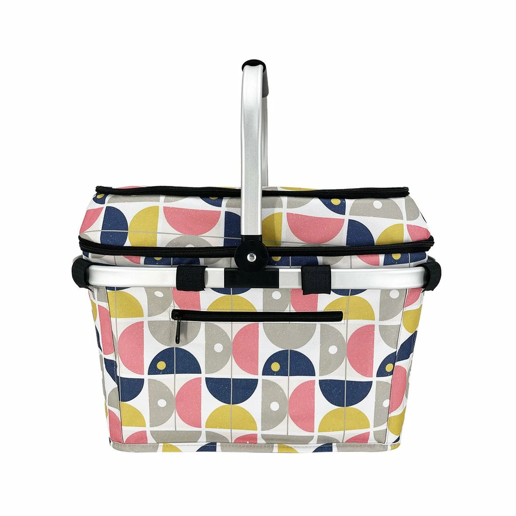 Sachi 4 Person Insulated Picnic Basket Nordic Geo 2 Sachi 4 Person Insulated Picnic Basket Nordic Geo - Image 2