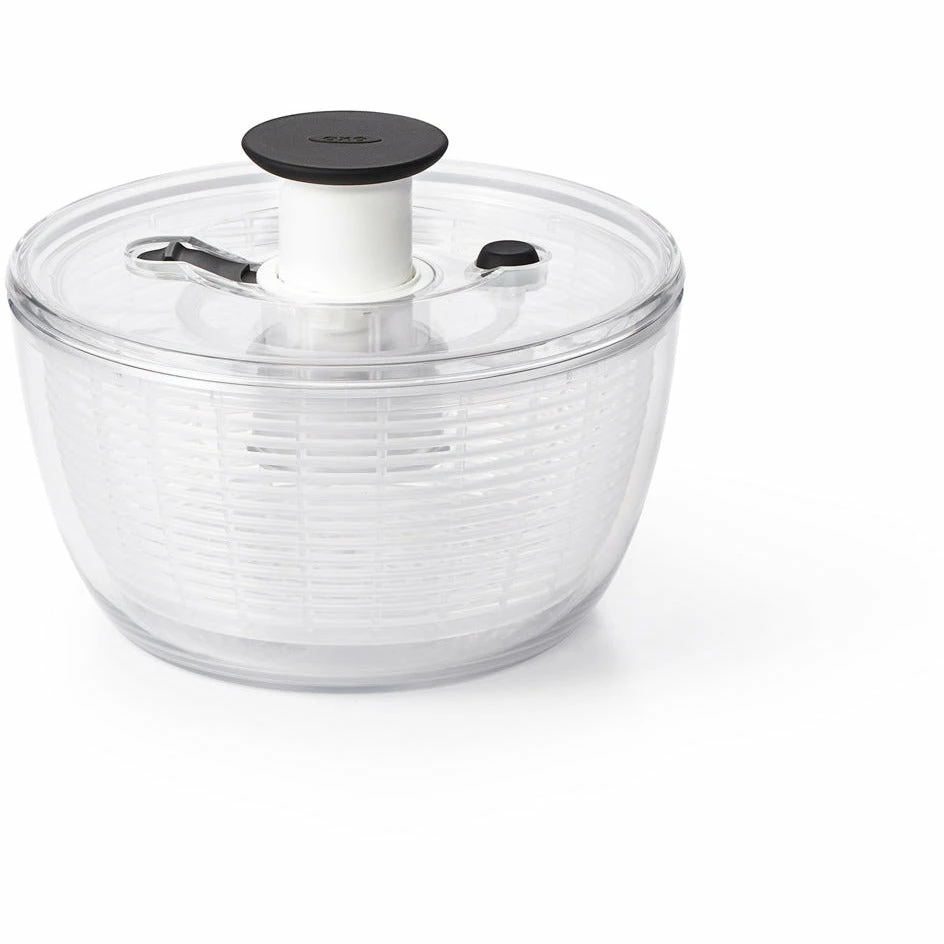 OXO Good Grips Little Salad And Herb Spinner Clear 1 OXO Good Grips Little Salad And Herb Spinner Clear