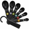 OXO 7-Piece Plastic Measuring Spoons Black