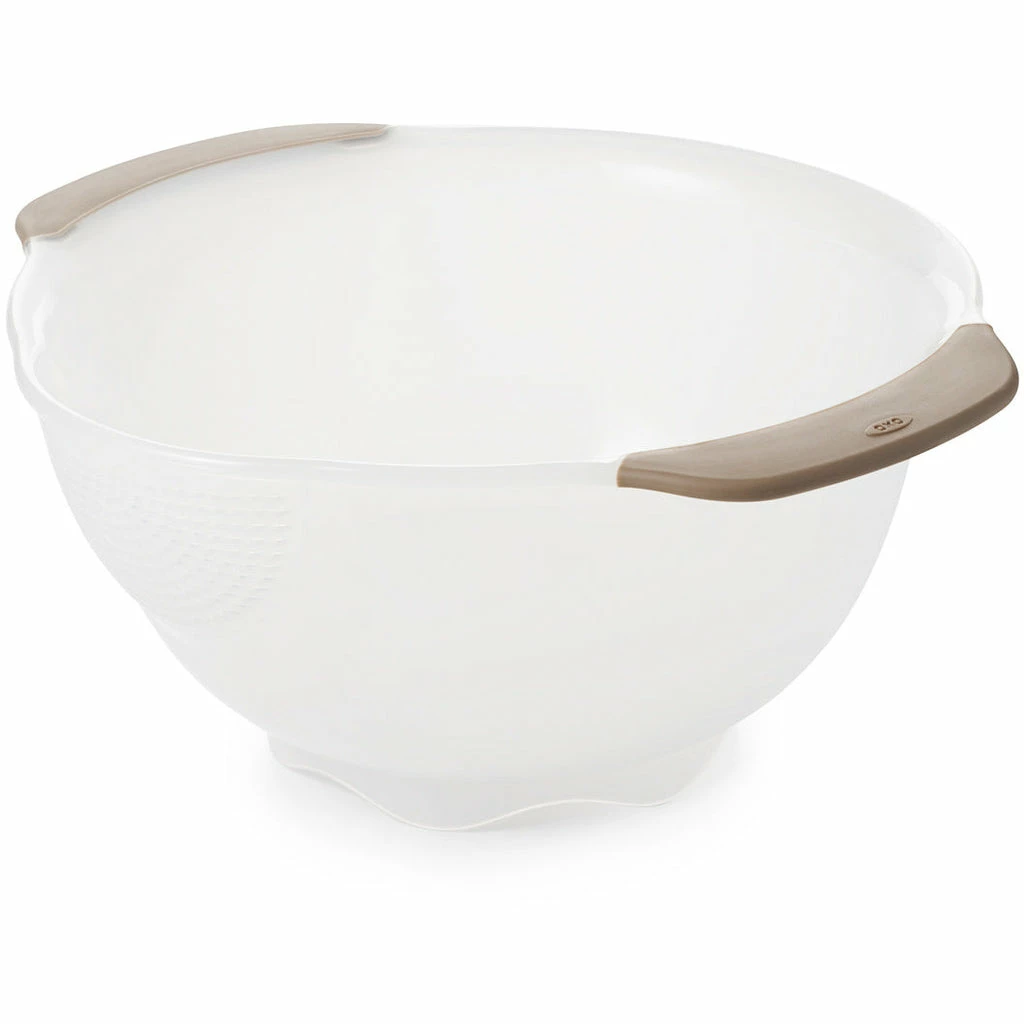 OXO Rice And Grain Washing Colander White 1 OXO Rice And Grain Washing Colander White