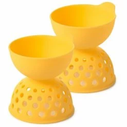 OXO Good Grips Silicone Egg Poacher - 2 Pack Yellow