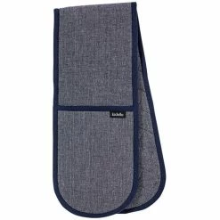 Ladelle Eco Recycled Navy Double Oven Mitt