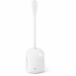 OXO Good Grips Compact Toilet Brush And Canister White