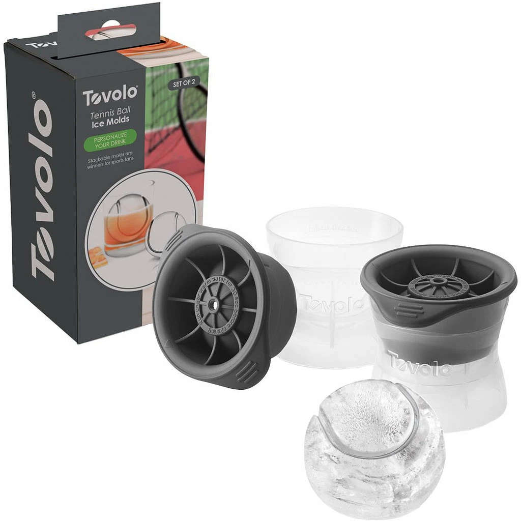 Tovolo Tennis Ball Ice Mould Set 2 1 Tovolo Tennis Ball Ice Mould Set 2