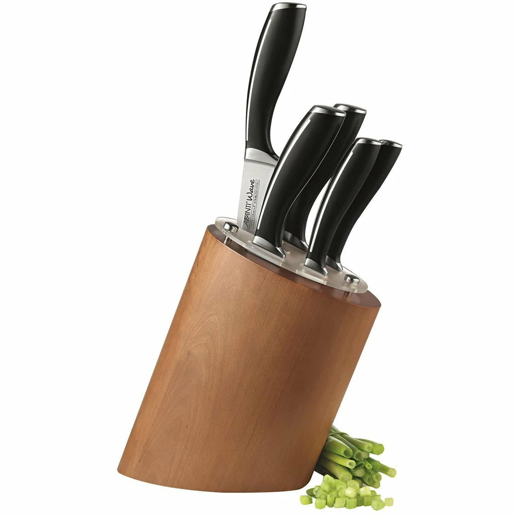 Avanti Wave Birchwood 6 Piece Knife Block Set 1 Avanti Wave Birchwood 6 Piece Knife Block Set
