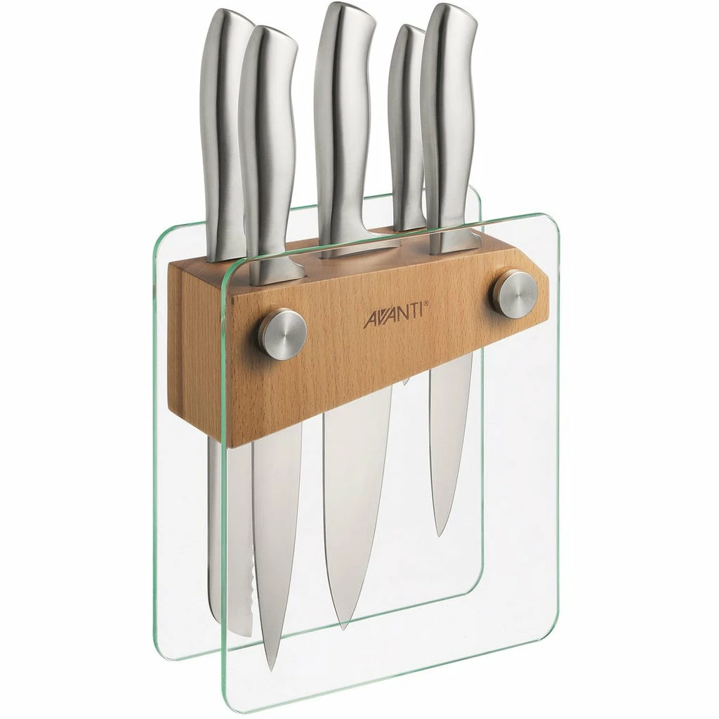 Avanti Tempo 6 Piece Knife Block Set 1 Avanti Tempo 6 Piece Knife Block Set