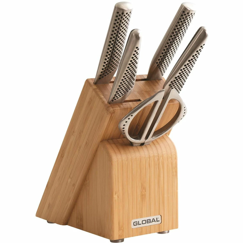 Global Takashi 6 Piece Knife Block Set 1 Global Takashi 6 Piece Knife Block Set