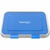 Bentgo Kids Bento Lunch Box Stainless Steel Leak-Resistant - Blue