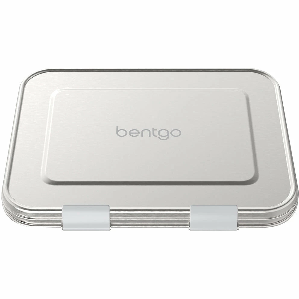 Bentgo Kids Bento Lunch Box Stainless Steel Leak-Resistant - Silver 1 Bentgo Kids Bento Lunch Box Stainless Steel Leak-Resistant - Silver
