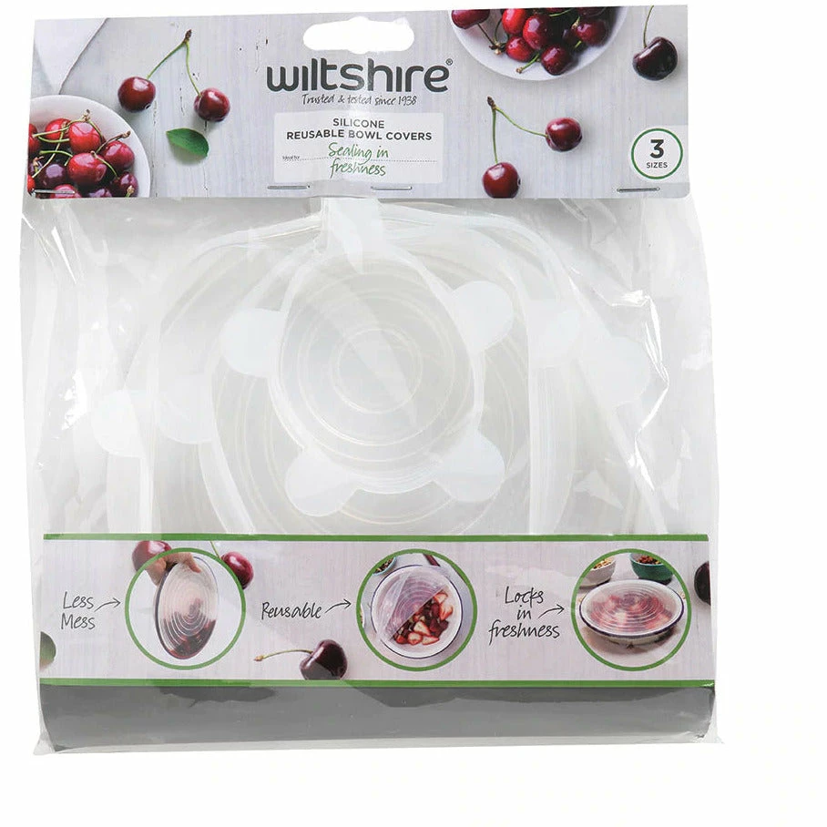Wiltshire Silicone Bowl Covers Set Of 3 2 Wiltshire Silicone Bowl Covers Set Of 3 - Image 2