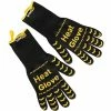 ChefTech Heat Resistant Gloves - Pair - Yellow On Black