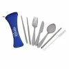 Appetito 6 Piece Stainless Steel Travellers Cutlery Set - Silver