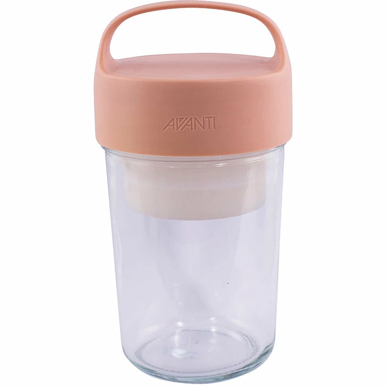 Avanti Food Jar 650ml - Peach 1 Avanti Food Jar 650ml - Peach