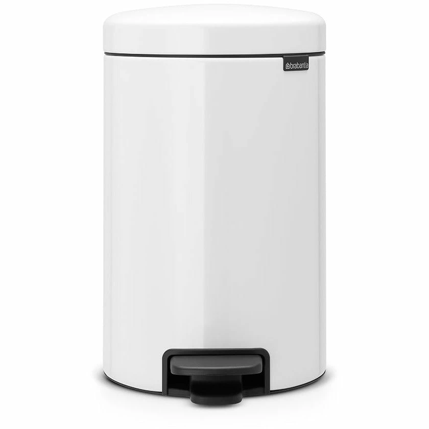 Brabantia Pedal Bin Newicon 12L White 1 Brabantia Pedal Bin Newicon 12L White