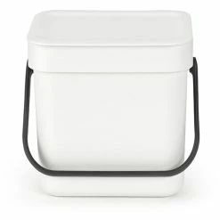 Brabantia Waste Bin Sort&Go 3L White