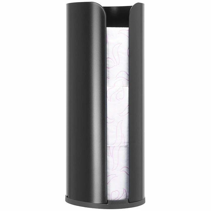 Brabantia Toilet Roll Dispenser Matte Black 1 Brabantia Toilet Roll Dispenser Matte Black