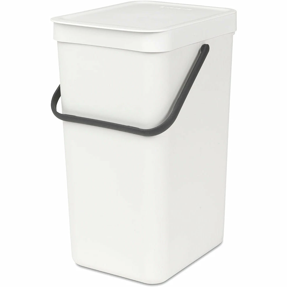 Brabantia Waste Bin Sort & Go 16L White 1 Brabantia Waste Bin Sort & Go 16L White