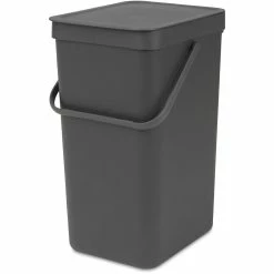 Brabantia Waste Bin Sort & Go 16L Grey
